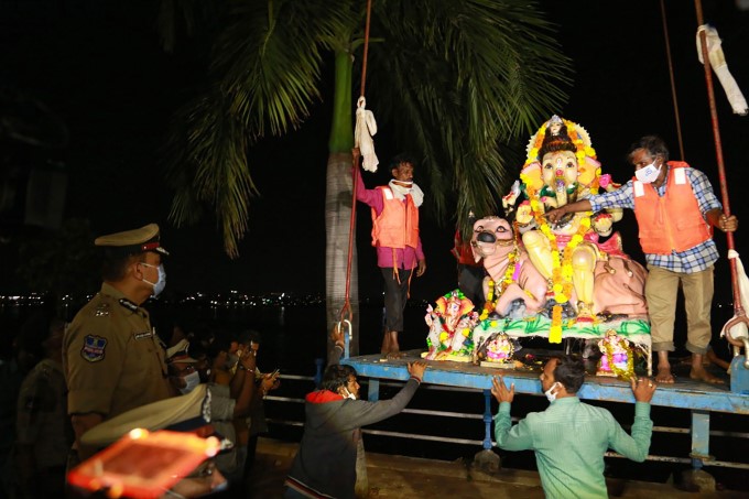 Ganesh Visarjan Across India 2020