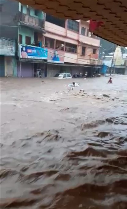 ಚಿತ್ರಗಳು: ಕರ್ನಾಟಕದ ಕರಾವಳಿ ಜಿಲ್ಲೆಗಳಲ್ಲಿ ಭಾರಿ ಮಳೆ