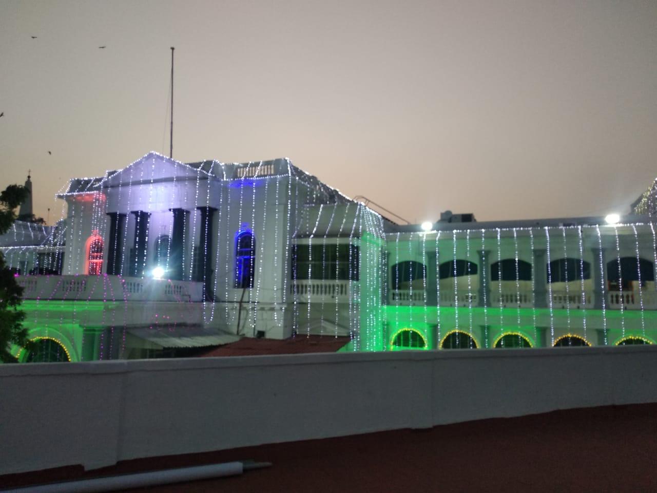 Tamil Nadu day: Tamil Nadu Government Secretariat shines in colorful lights
