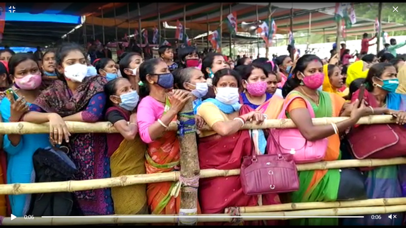 CM Mamata Banerjee rally in Bangaon