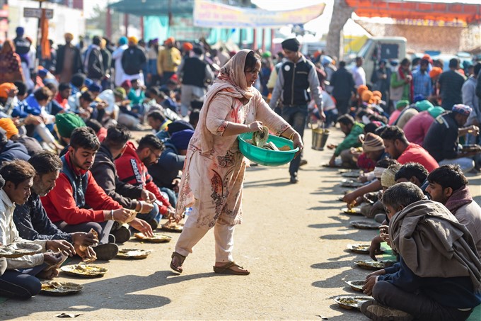 ಚಿತ್ರಗಳು; ಕೃಷಿ ಕಾಯ್ದೆ ವಿರುದ್ಧ ಸೋನಿಪತ್ ನಲ್ಲಿ ಮುಂದುವರೆದ ರೈತರ ಪ್ರತಿಭಟನೆ