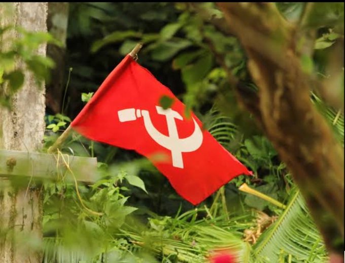 LDF supporters celebrates party's victory in the Kerala local body elections