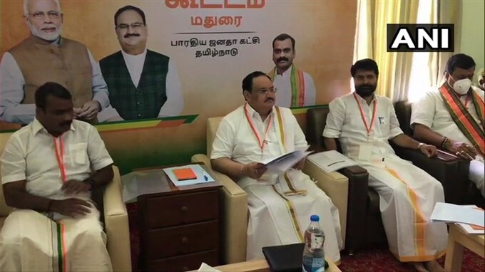 BJP National President JP Nadda 3 day visit to Tamil Nadu - Oneindia