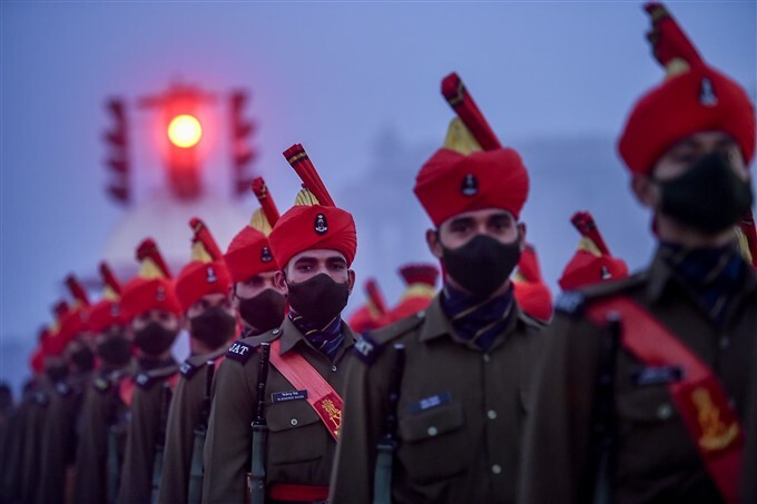 ಚಿತ್ರಗಳು: ದೆಹಲಿಯಲ್ಲಿ ಗಣರಾಜ್ಯೋತ್ಸವ ಪರೇಡ್ ಪೂರ್ವಾಭ್ಯಾಸ 