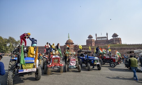 Kisan Gantantra Parade'In protest against Centre's Farm Reform Laws