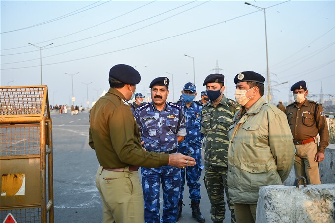 Farmers Protest Against New Farm Law In Delhi, 30/01/2021