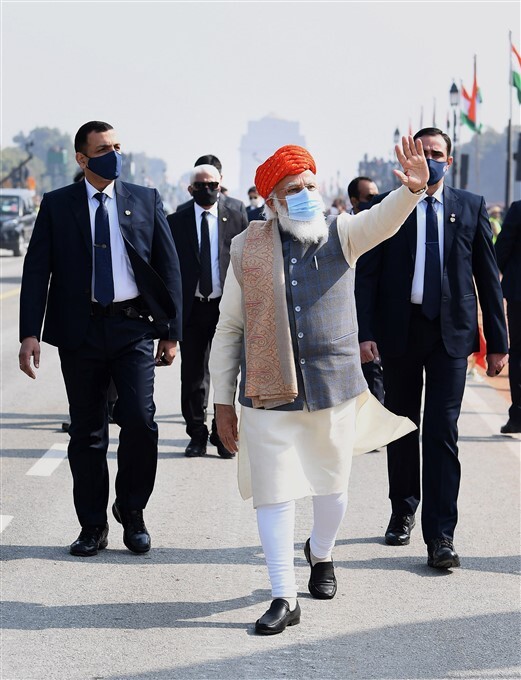 72ನೇ ಗಣರಾಜ್ಯೋತ್ಸವ ಆಚರಣೆಯ ವೈಭವಪೂರ್ಣ ಚಿತ್ರಗಳು 