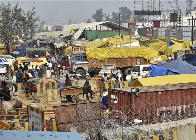 കര്‍ഷക പ്രക്ഷോഭം, ഇന്നത്തെ ചിത്രങ്ങള്‍