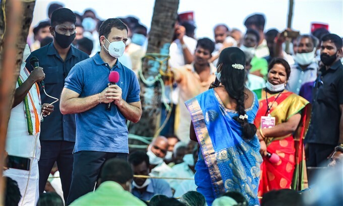 രാഹുല്‍ഗാന്ധിയുടെ പുതുച്ചേരി സന്ദര്‍ശനം, ചിത്രങ്ങള്‍