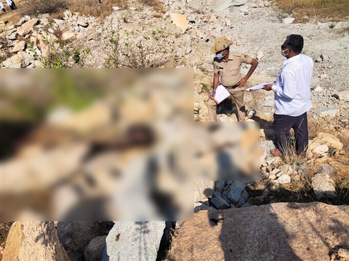 കര്‍ണാടകയിലെ ചിക്കബല്ലാപുരില്‍ ജലാറ്റിന്‍ സ്റ്റിക്കുകള്‍ പൊട്ടിത്തെറിച്ചുണ്ടായ അപകടത്തിന്റെ ചിത്രങ്ങള്‍