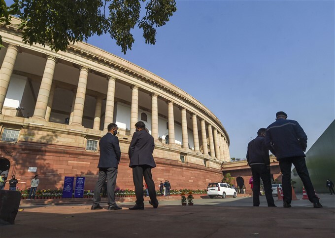 Budget Session of Parliament in New Delhi, 10/02/2021