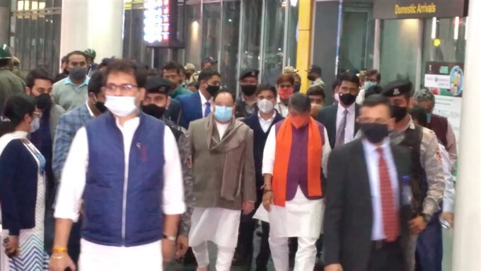 BJP National President JP Nadda on West Bengal Visit Reaches Kolkata ...