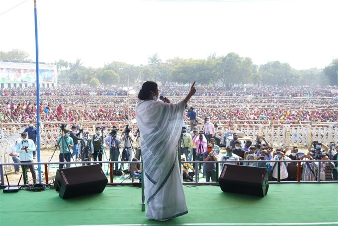 CM Mamata Banerjee's Rally at Burdwan