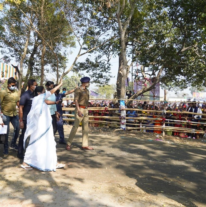 CM Mamata Banerjee's Rally at Burdwan