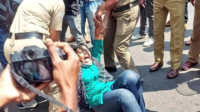 Kerala Public Service Commission (PSC) rank holders Protest In Thiruvananthapuram