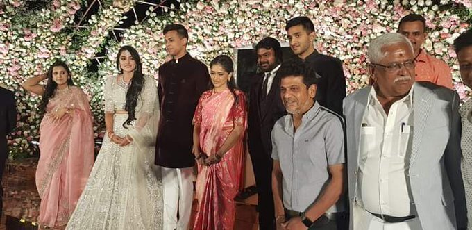 KPCC President DK Shivakumar Daughter Aishwarya & Amartya Hegde Wedding Reception