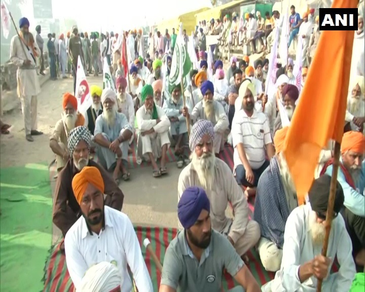 കര്‍ഷക പ്രതിഷേധം: 12 മണിക്കൂര്‍ ഭാരത് ബന്ദിന് തുടക്കമായി, ചിത്രങ്ങൾ കാണാം