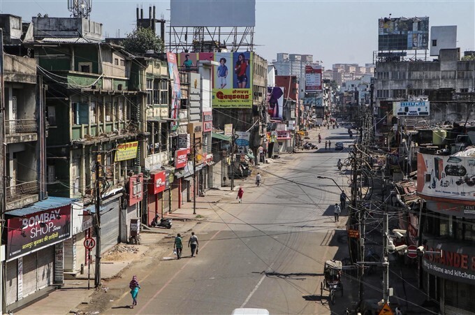 ലോക്ക്ഡൗണില്‍ നിശ്ചലമായി നാഗ്പൂർ- ചിത്രങ്ങള്‍ കാണാം