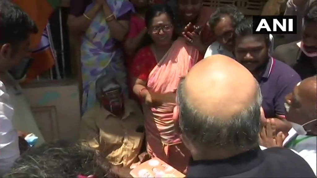 തെരഞ്ഞെടുപ്പ് പ്രചാരണത്തിനായി അമിത് ഷാ തമിഴ്‌നാട്ടില്‍, ചിത്രങ്ങള്‍ കാണാം 