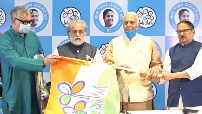 മുന്‍ ബിജെപി നേതാവ് യശ്വന്ത് സിന്‍ഹ തൃണമൂല്‍ കോണ്‍ഗ്രസില്‍ ചേര്‍ന്നു, ചിത്രങ്ങള്‍ കാണാം