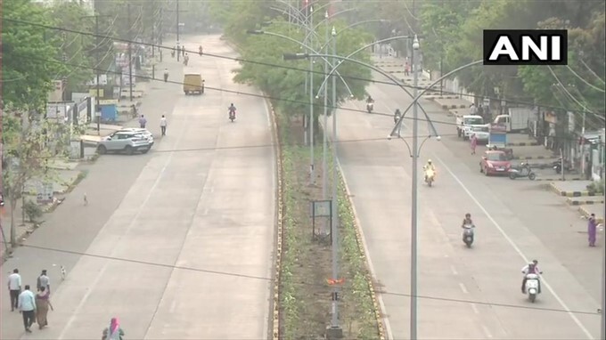 നാഗ്പൂരില്‍ ഏഴു ദിവസത്തേക്ക് ലോക്ക്ഡൗണ്‍, ചിത്രങ്ങള്‍ കാണാം