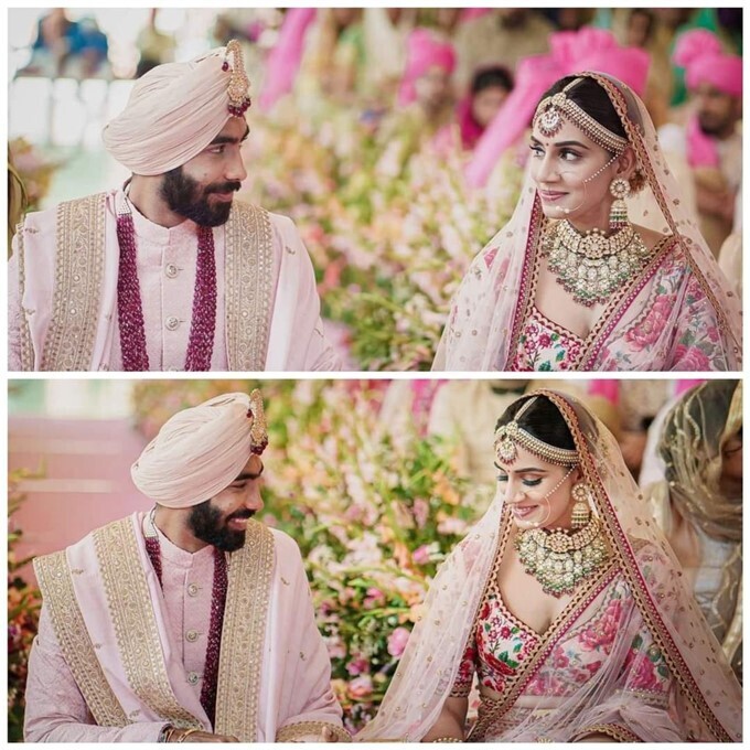 ജസ്പ്രീത് ബുംറ- സഞ്ജന ഗണേശന്‍ വിവാഹ ഫോട്ടോസ് കാണാം