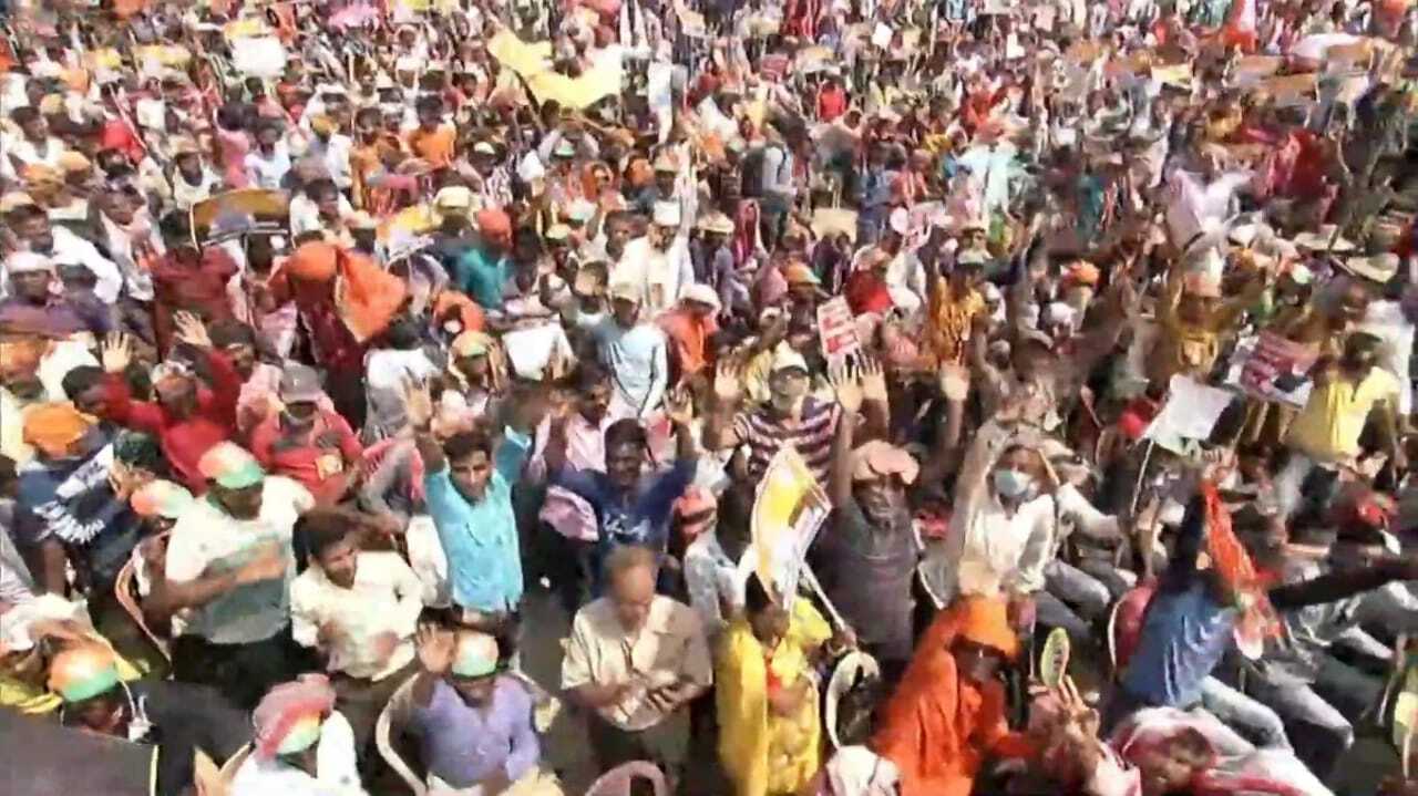 BJP brigade rally at Kolkata ahead of West Bengal Assembly Election 2021