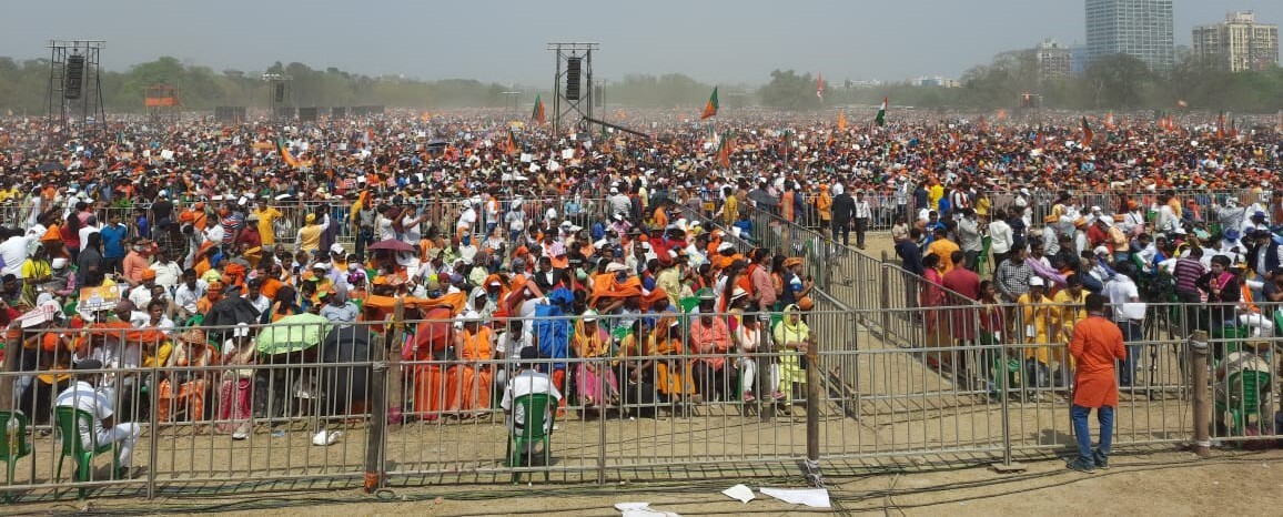 BJP brigade rally at Kolkata ahead of West Bengal Assembly Election 2021