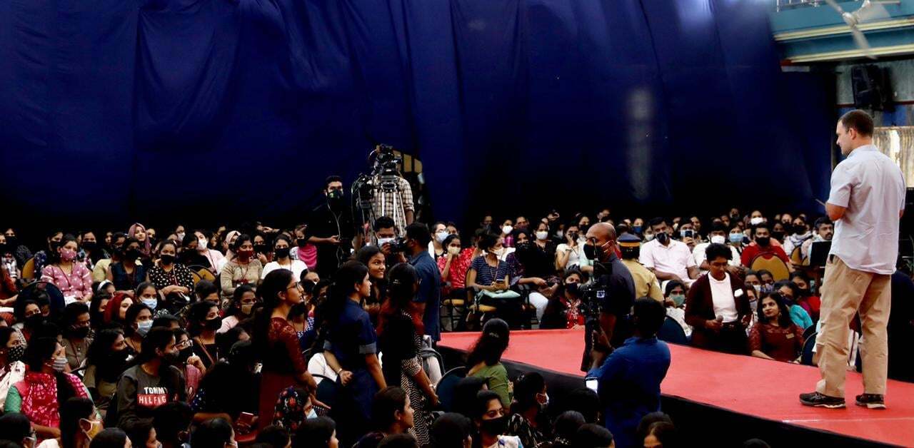 ಕೇರಳದಲ್ಲಿ ಕಾಂಗ್ರೆಸ್ ನಾಯಕ ರಾಹುಲ್ ಗಾಂಧಿ ಚುನಾವಣಾ ಪ್ರಚಾರ 