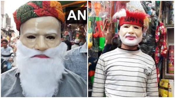 ഹോളിക്ക് നിറങ്ങൾക്ക് മാത്രമല്ല മോദിയുടെ താടിക്കും ഡിമാൻഡ്, ചിത്രങ്ങൾ കാണാം