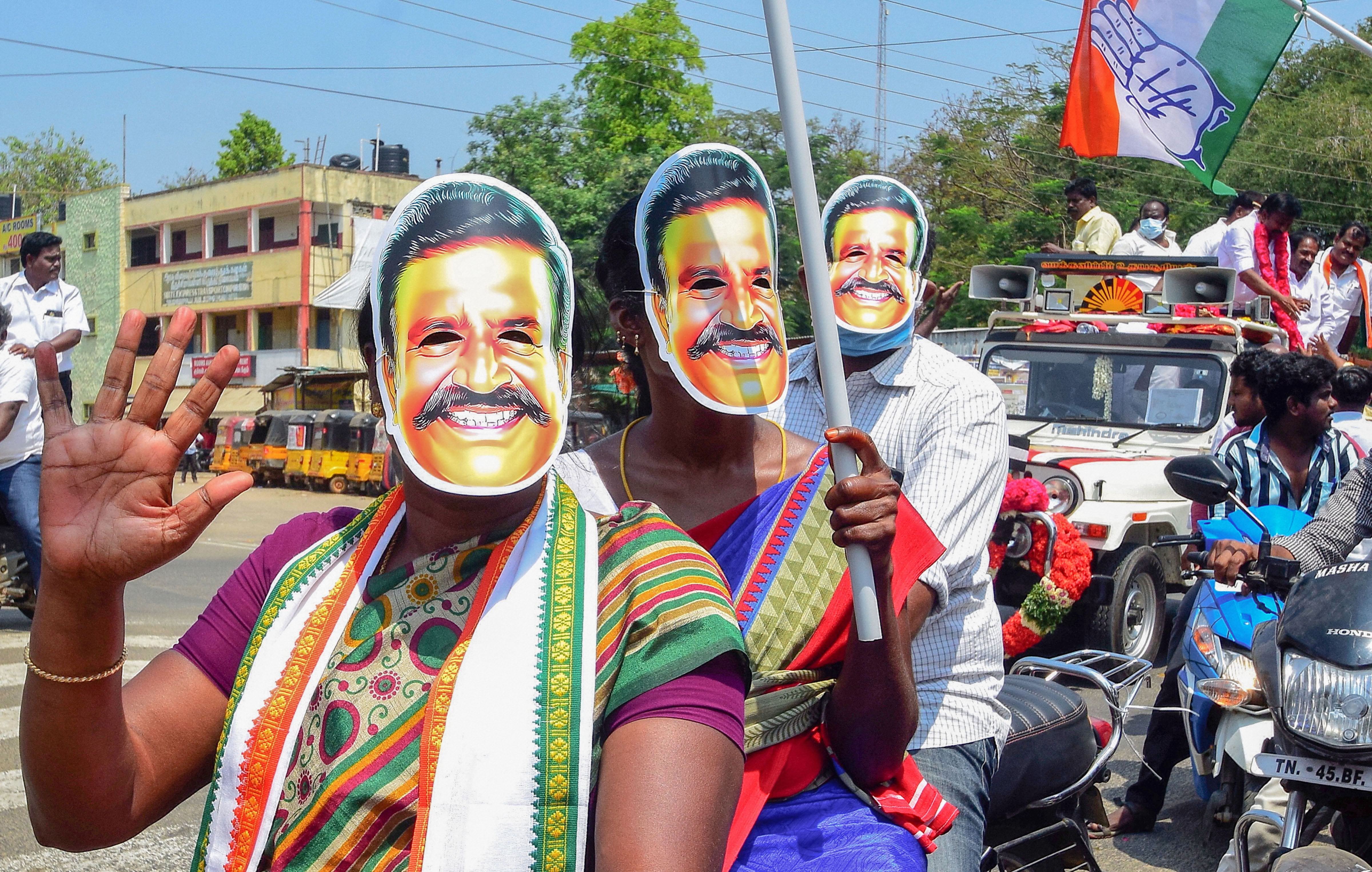 തമിഴ്നാട് ഭരണം പിടിക്കാൻ ഡിഎംകെ, തിരഞ്ഞെടുപ്പ് പ്രചാരണ ചിത്രങ്ങൾ കാണാം