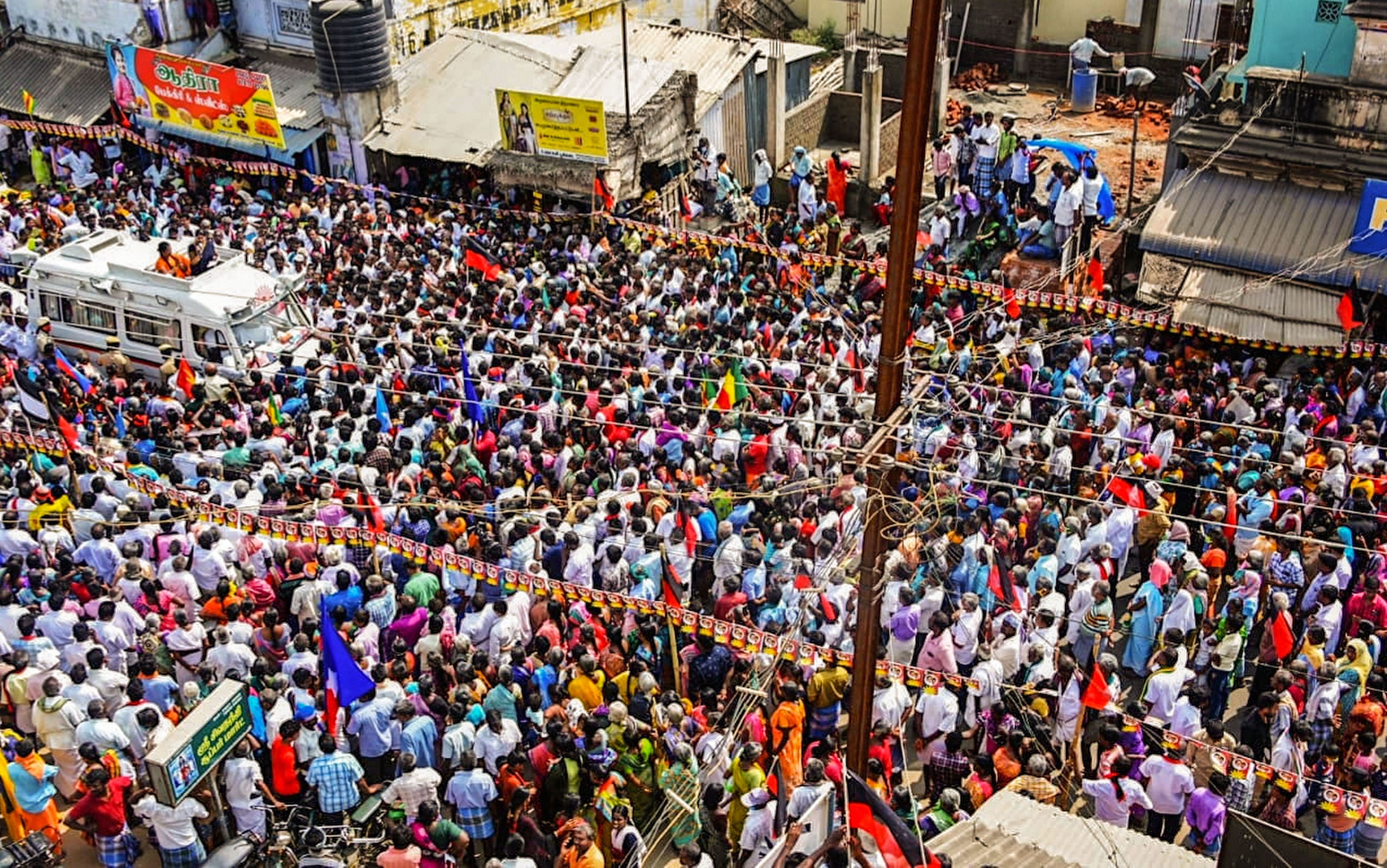 തമിഴ്നാട് ഭരണം പിടിക്കാൻ ഡിഎംകെ, തിരഞ്ഞെടുപ്പ് പ്രചാരണ ചിത്രങ്ങൾ കാണാം
