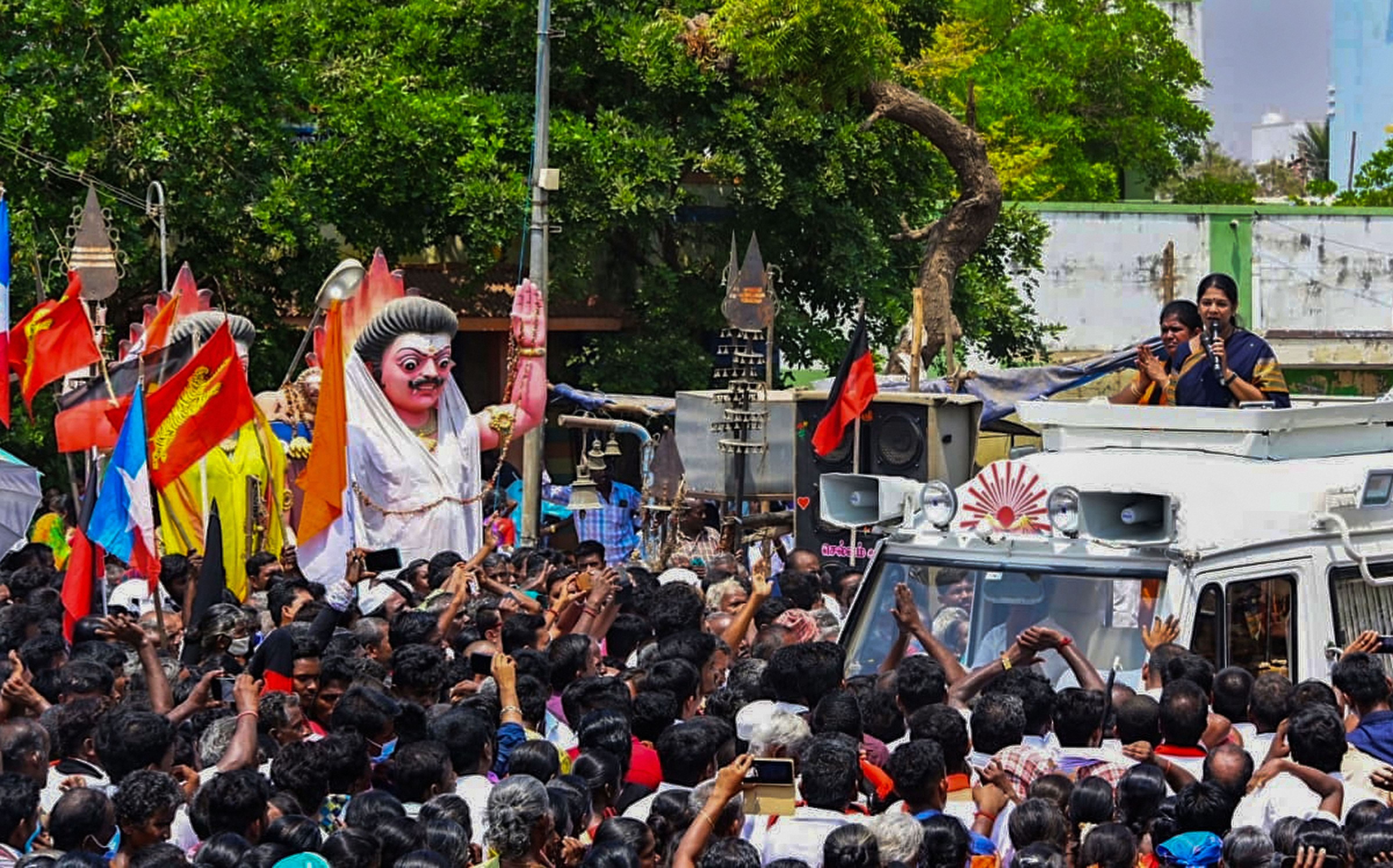 തമിഴ്നാട് ഭരണം പിടിക്കാൻ ഡിഎംകെ, തിരഞ്ഞെടുപ്പ് പ്രചാരണ ചിത്രങ്ങൾ കാണാം