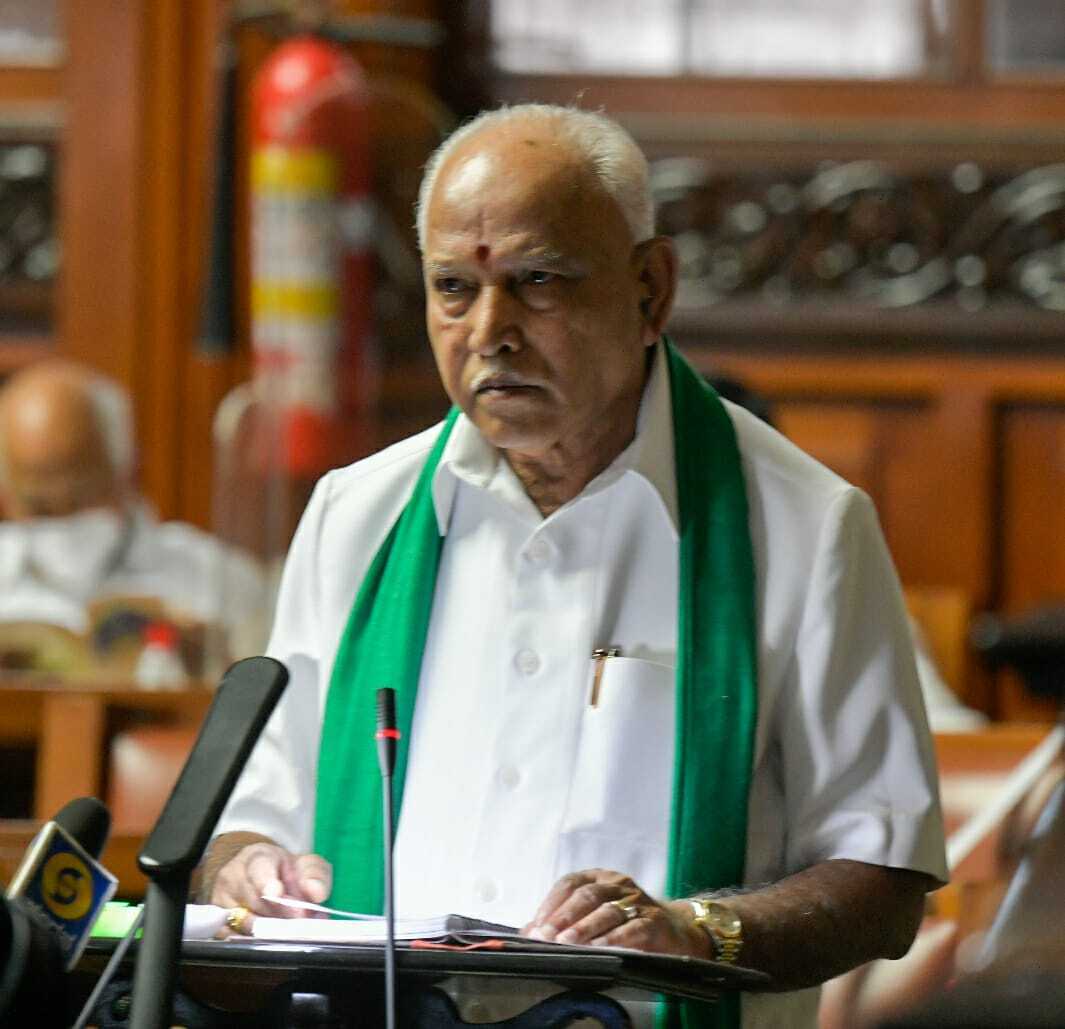 കര്‍ണാടക മുഖ്യമന്ത്രി ബിഎസ് യെഡിയൂരപ്പ ബജറ്റ് അവതരിപ്പിക്കുന്നു; ചിത്രങ്ങള്‍ കാണാം