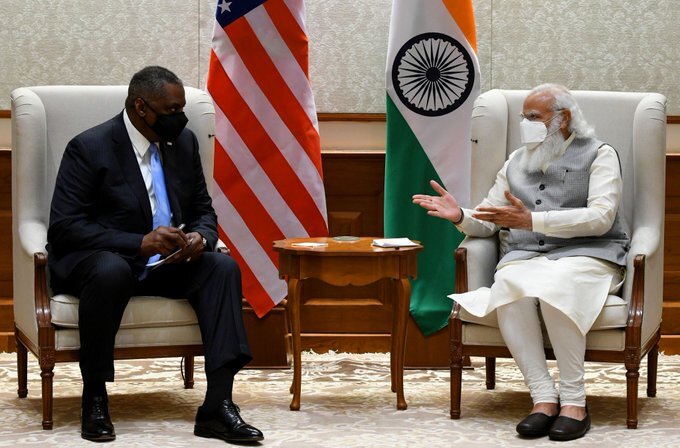 US Defence Secretary Lloyd Austin 3 day Visit To India