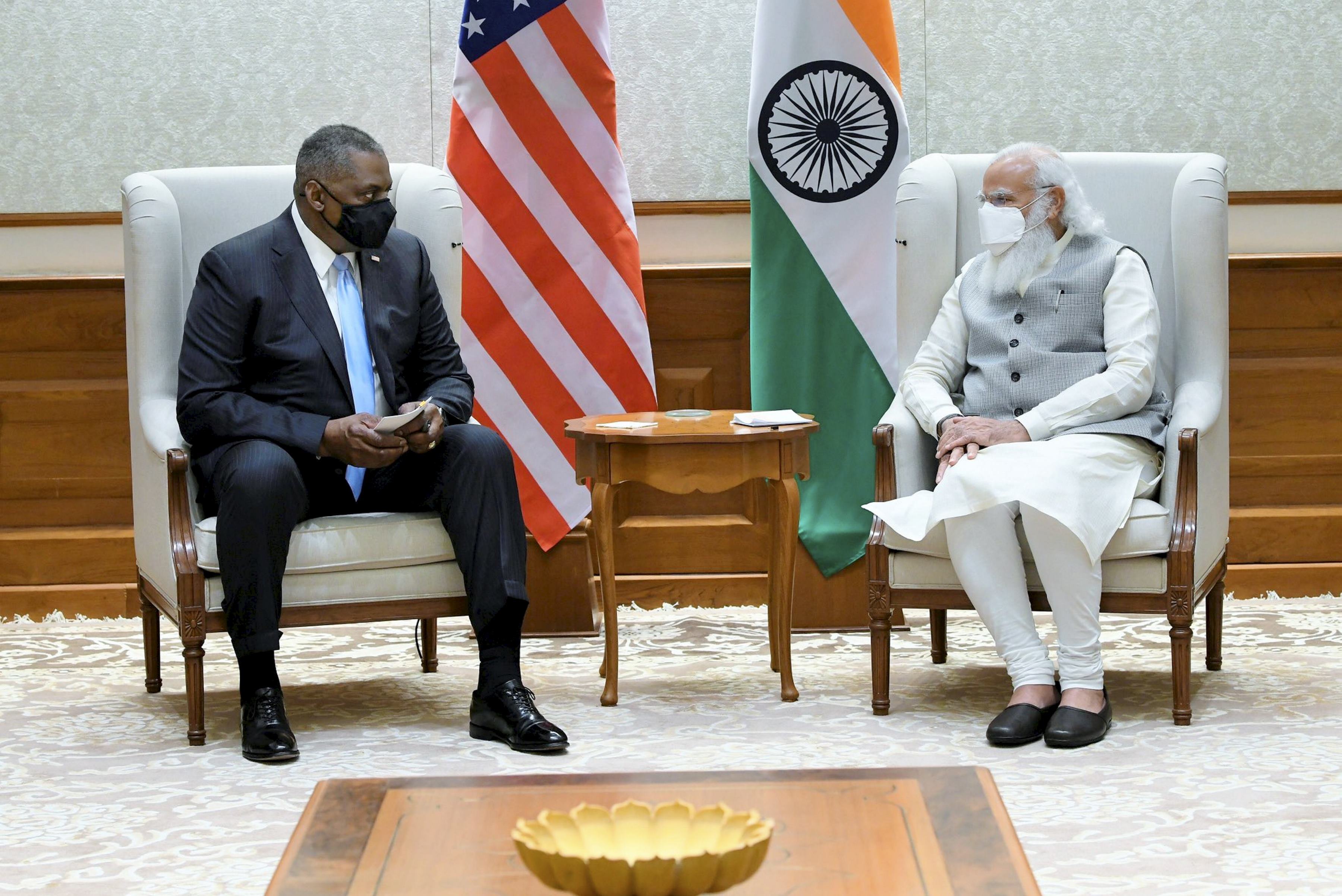 അമേരിക്കന്‍ പ്രതിരോധ സെക്രട്ടറി ലോയിഡ് ഓസ്റ്റിന്‍ ഇന്ത്യയില്‍