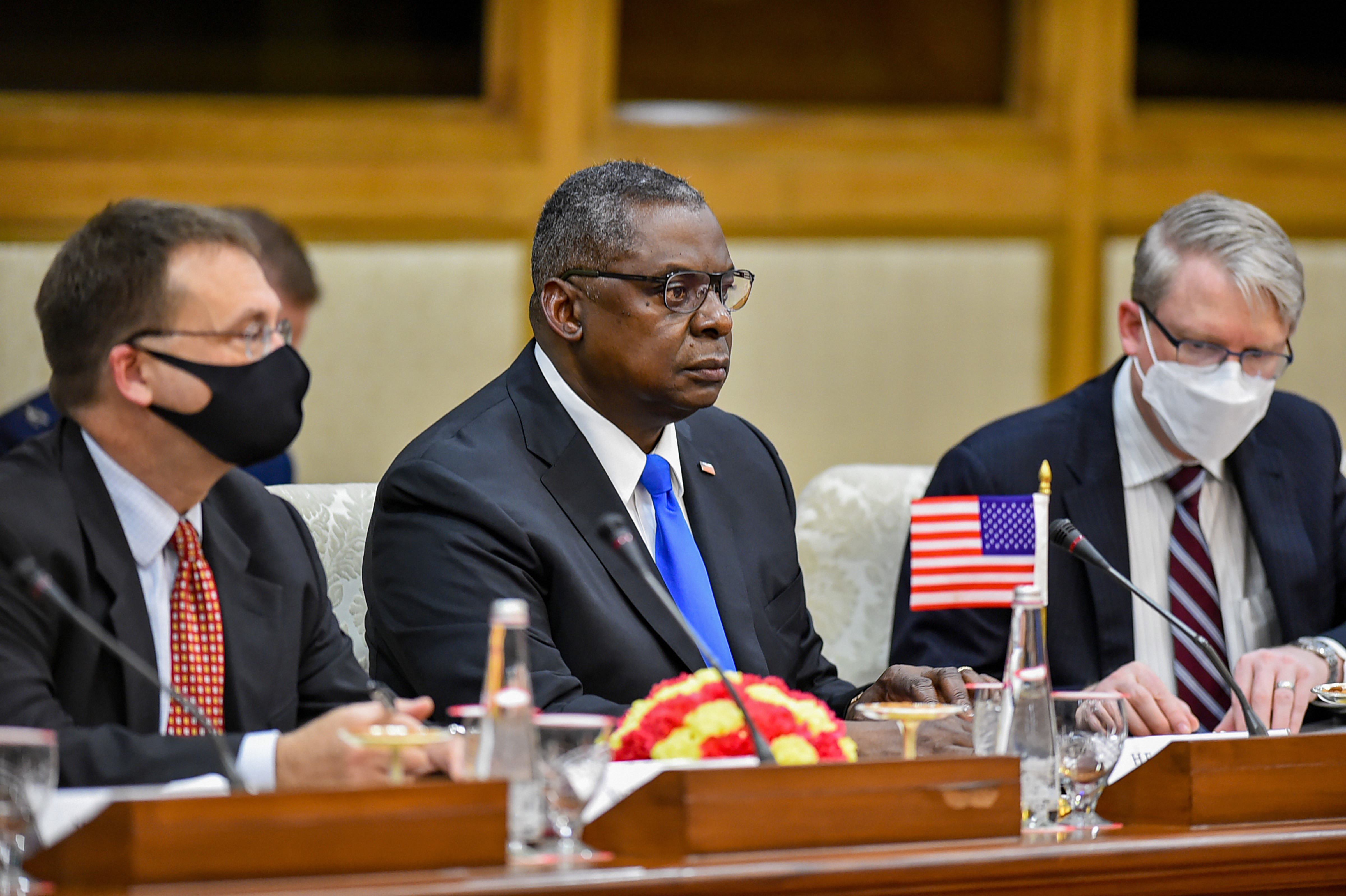 അമേരിക്കന്‍ പ്രതിരോധ സെക്രട്ടറി ലോയിഡ് ഓസ്റ്റിന്‍ ഇന്ത്യയില്‍