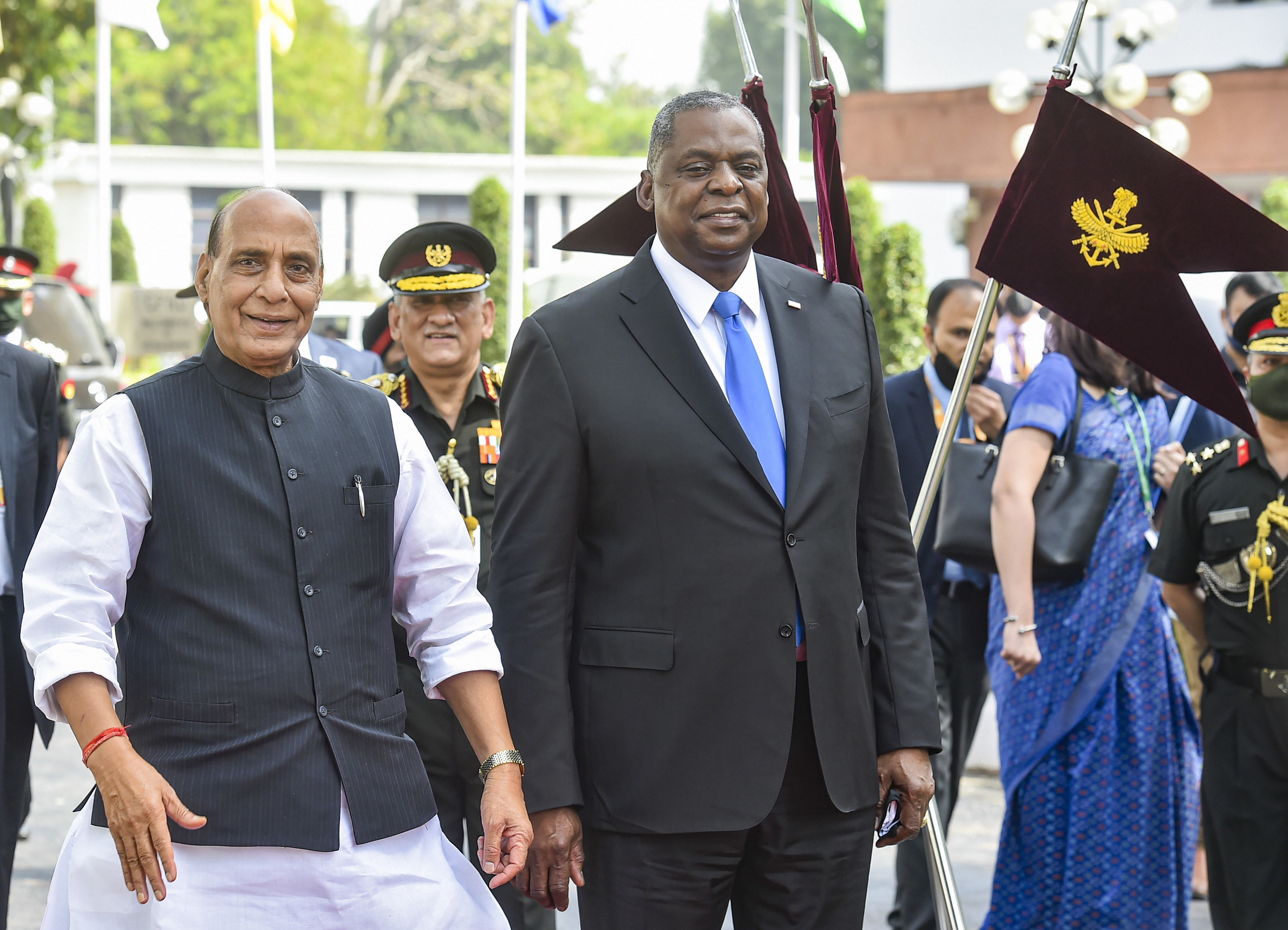 അമേരിക്കന്‍ പ്രതിരോധ സെക്രട്ടറി ലോയിഡ് ഓസ്റ്റിന്‍ ഇന്ത്യയില്‍