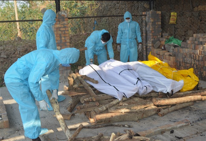 Cremation Of COVID-19 Victims In India, 20/04/2021