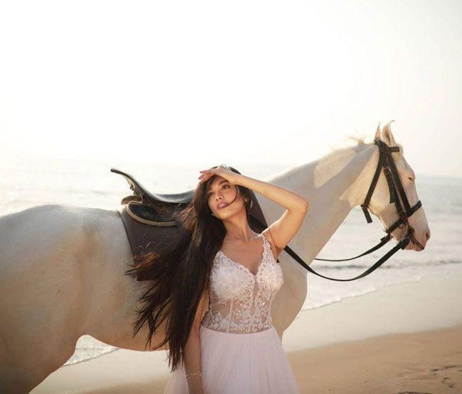 കടല്‍ തീരത്ത് കുതിരയോടൊപ്പം മാലാഖയെ പോലെ തിളങ്ങി ദിഗംഗന സൂര്യവംശി, വൈറല്‍ ചിത്രങ്ങള്‍ കാണാം