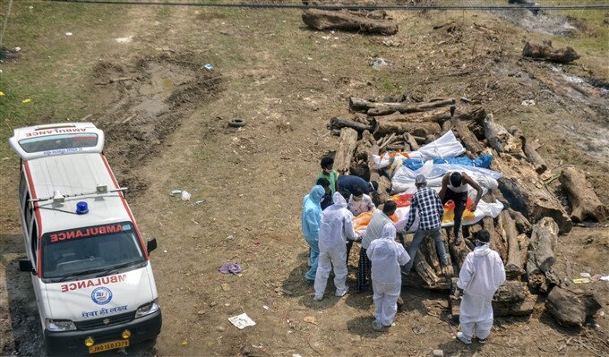 Cremation Of COVID-19 Victims In India, 20/04/2021