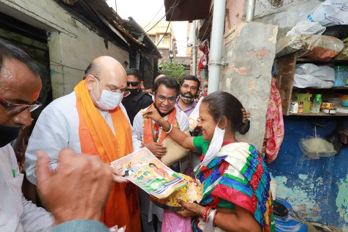HM Amit Shah Door to Door campaign in West Bengal