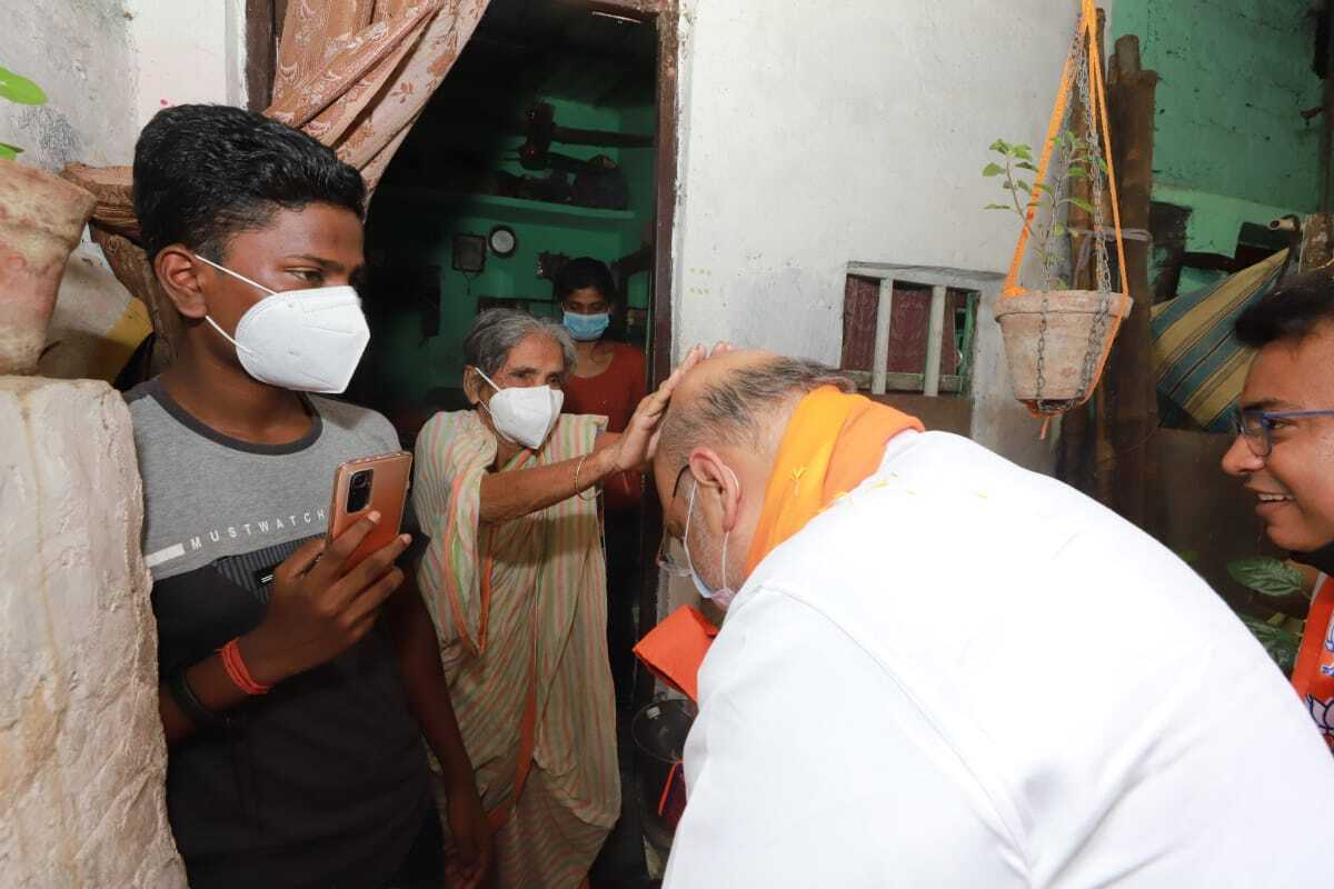 HM Amit Shah Door to Door campaign in West Bengal
