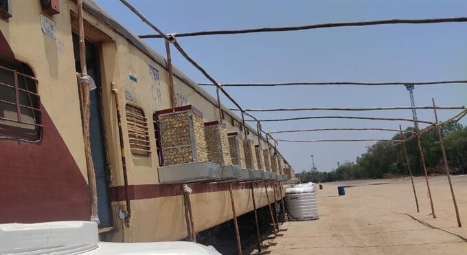 മധ്യപ്രദേശിലേക്കും മഹാരാഷ്ട്രയിലേക്കും 22 കൊവിഡ് കോച്ചുകള്‍ കൂടി റെയില്‍വെ അനുവദിച്ചു: ചിത്രങ്ങള്‍