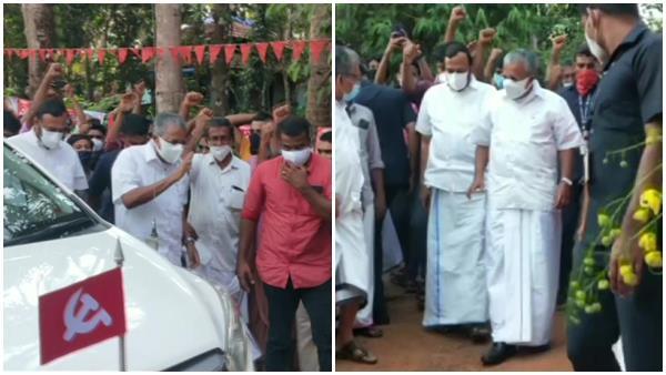 മുഖ്യമന്ത്രി പിണറായി വിജയന്‍റെ കണ്ണൂരിലെ തിരഞ്ഞെടുപ്പ് പ്രചരണം, ചിത്രങ്ങള്‍ കാണാം