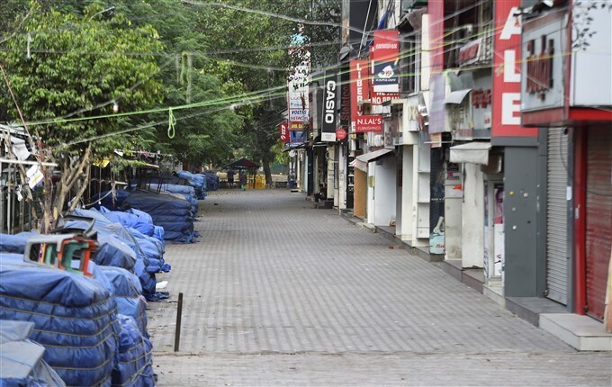 ലോക്ക്ഡൗണില്‍ രാജ്യതലസ്ഥാനം, ദില്ലിയിലെ ചിത്രങ്ങള്‍