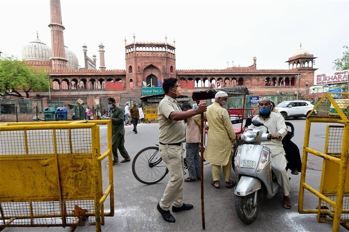 ലോക്ക്ഡൗണില്‍ രാജ്യതലസ്ഥാനം, ദില്ലിയിലെ ചിത്രങ്ങള്‍