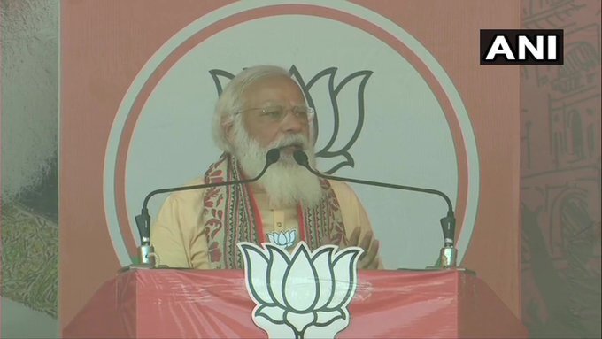 തമിഴ്‌നാട്ടില്‍ തിരഞ്ഞെടുപ്പ് പ്രചാരണത്തിന് എത്തിയ പ്രധാനമന്ത്രി നരേന്ദ്ര മോദി- ചിത്രങ്ങള്‍