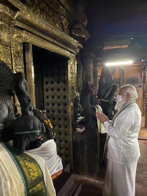 തമിഴ്‌നാട്ടില്‍ തിരഞ്ഞെടുപ്പ് പ്രചാരണത്തിന് എത്തിയ പ്രധാനമന്ത്രി നരേന്ദ്ര മോദി- ചിത്രങ്ങള്‍