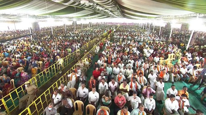 തമിഴ്‌നാട്ടില്‍ തിരഞ്ഞെടുപ്പ് പ്രചാരണത്തിന് എത്തിയ പ്രധാനമന്ത്രി നരേന്ദ്ര മോദി- ചിത്രങ്ങള്‍